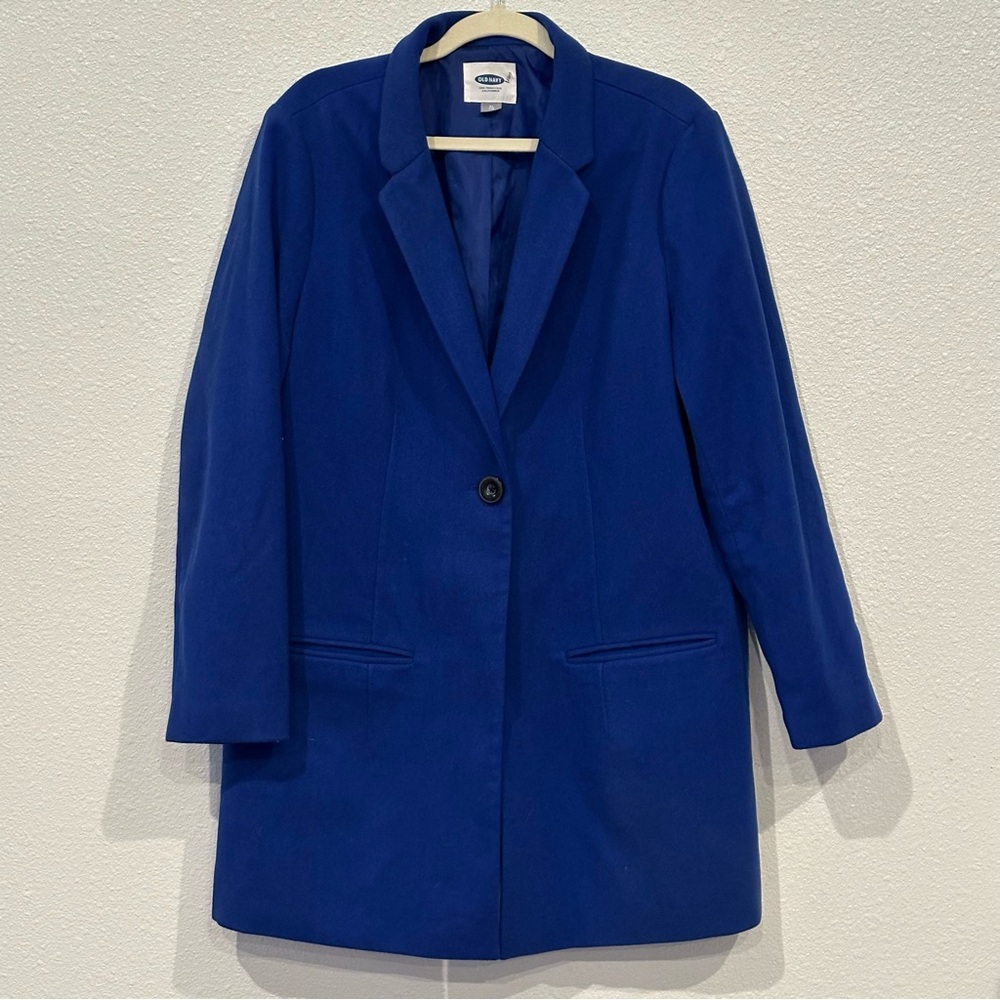 Old Navy Women's Royal Blue Overcoat